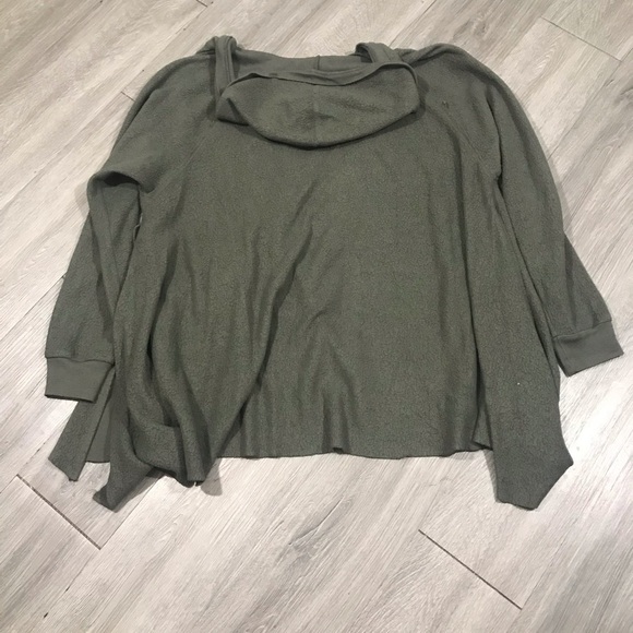 Project Social T Urban Outfitters V-Neck Loose Hem Hoodie size S - Picture 6 of 7